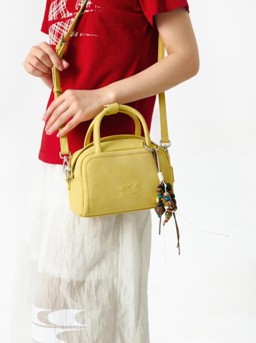 CryingCenter脏脏学院方型波士顿手提斜挎大容量大学生通勤两用包 商品图4