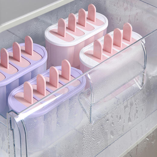 【雪糕模具】美丽雅雪糕盒 冰格冰块模具家用食品冰棍冰棒冰淇淋冻冰糕自制冰盒级双层冰糕盒（颜色随机） 商品图4