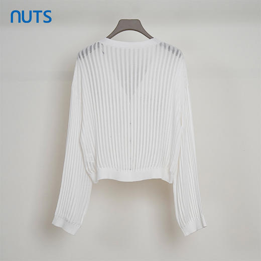 NUTS夏季新品V领纯色时尚气质宽松短外套428053485 商品图1