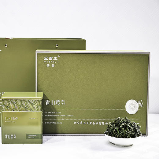 五百里 霍山黄芽 一级新茶  250g(2听x125g) 商品图2