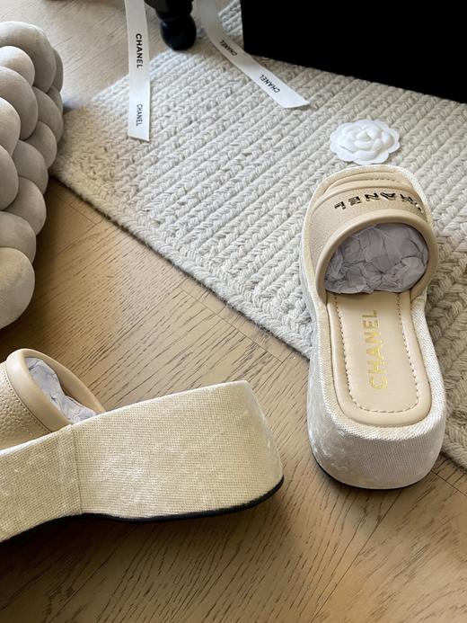 Chanel25C早春新款厚底拖鞋系列（HC） 商品图5