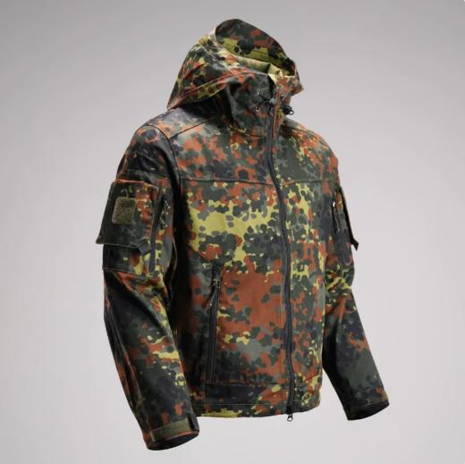 鹰爪铁幕战术夹克四季款户外耐磨作训修身迷彩连帽上衣 商品图6