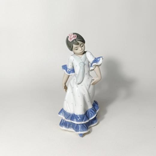 西班牙雅致瓷偶，弗拉明戈舞女孩 商品图0