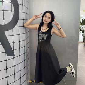 MC无袖吊带背心式连衣中裙50401（黑）夏季 252140110321
