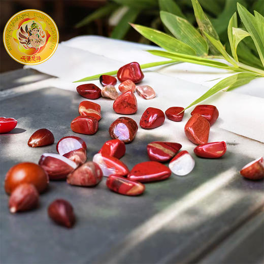 藏密供品供修曼扎宝石随形宝石大粒红石曼扎宝石500g/份 商品图3
