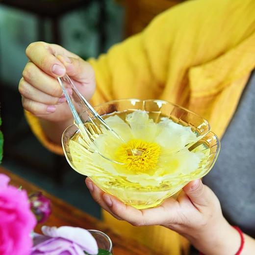 520专享礼流动的慢沏·丹凤牡丹花王茶人间富贵花清冽甘甜有机方式种植一朵一碗泡开直径10cm基地直邮 商品图6