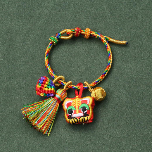 吉绳记2025新款端午节五彩绳艾草香包儿童手链礼物女手工编织手绳 商品图10