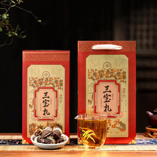 热卖！润喉古方！强韵 三宝扎礼盒装 新会陈皮+咸橄榄+禾秆草 精美包装 自饮礼赠 500g/盒 商品图9