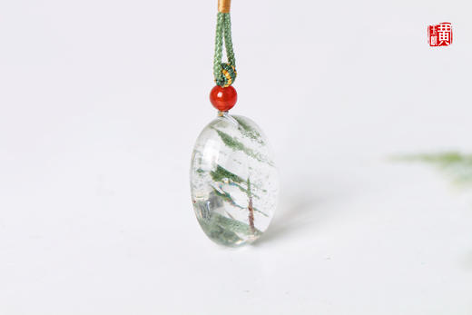 绿幽灵水晶吊坠 配精美挂绳 商品图4