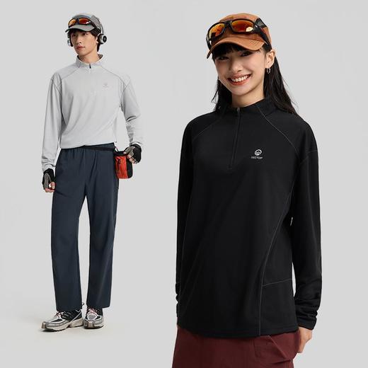tectop/探拓户外速干衣男女款长袖T恤春夏透气运动跑步健身打底衫 商品图3
