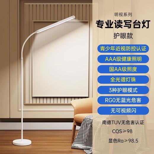 【多功能落地灯】小学生落地护眼灯 学习专用台灯 儿童书桌防近视米家立式钢琴大路灯 商品图1