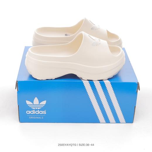 阿迪达斯Adidas Adifom Stan Smith Platform Mule松糕厚底休闲包头露跟凉鞋式拖鞋 商品图3