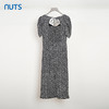 NUTS夏季新品V领时尚修身显瘦气质短袖连衣裙428103533 商品缩略图3