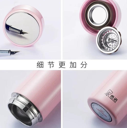 希诺5803真空保温杯高颜值水杯礼盒500ml不锈钢杯子 商品图2