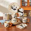摩登主妇mototo熊猫饭碗家用2025新款高颜值餐具陶瓷面碗儿童盘子 商品缩略图0