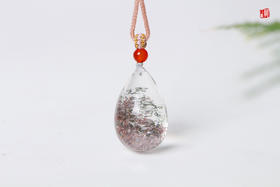 【彤隐】绿幽灵水晶吊坠 配精美挂绳