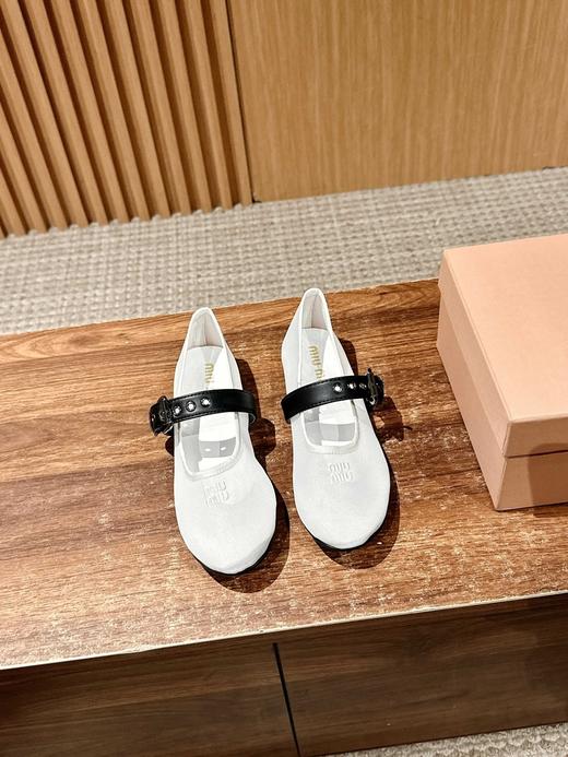 MIUMIUI2025/ss 缪缪网纱芭蕾舞鞋（HC） 商品图4