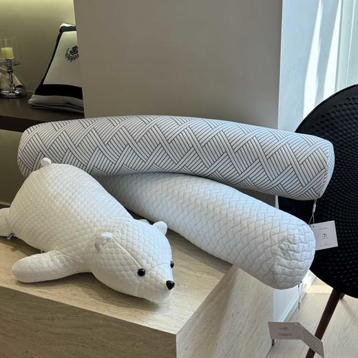 自然醒凉感北极熊抱枕 长抱枕 坐垫东洋纺高分子凉感丝睡眠抱枕儿童安抚枕夏季凉垫MT 商品图12