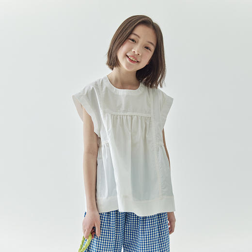 棵初 2025春夏第三波新品飞袖上衣858T24108 商品图3