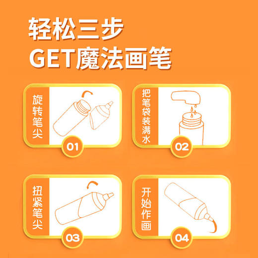 【送注水画笔❗魔法涂鸦认知卡】认知更清晰，正面认知，反面清水涂鸦，反复使用，早教闪卡儿童益智玩具魔法水写笔黑白卡彩色QQ 商品图3