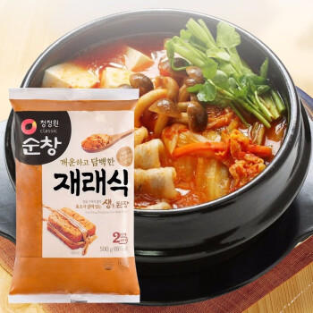 清净园韩国进口 传统生大酱 500g袋装 韩式大酱汤石锅拌饭酱火锅底料 /粮油调味 /调味品 /西式酱料 商品图1