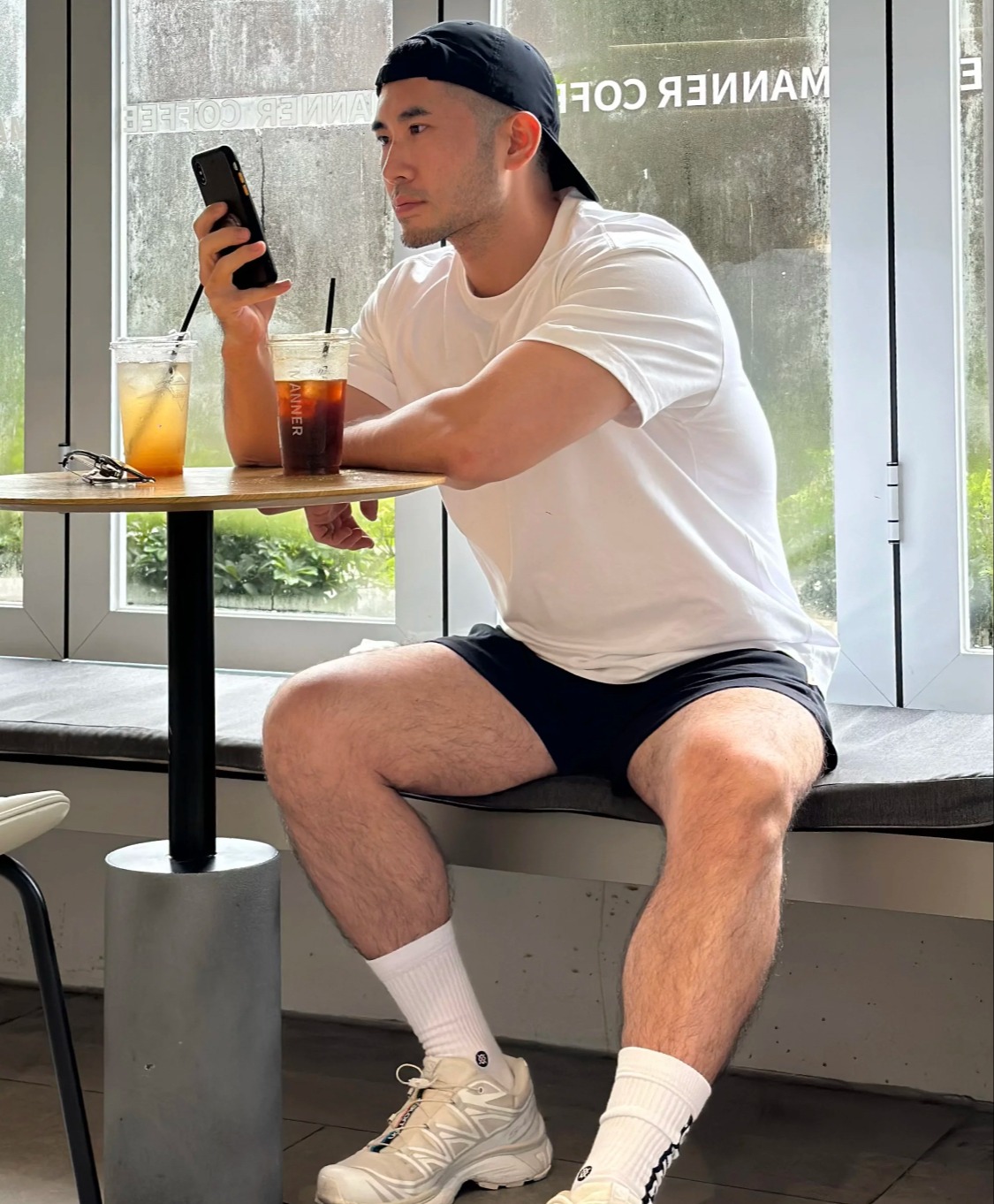 老米优品🎈 3-5天！品质nice，无拘束的体验感！《情侣款💏简约丝光棉纯色宽松tee 》垂感，丝滑，凉爽，不挑人 ！T250516B