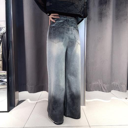 NC个性阔腿漏洞牛仔长裤50409夏季551062330091 商品图1