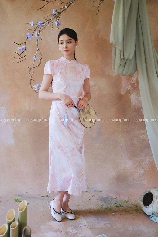 【门店同款】ENJOY夏季云敛-“鸾衿折桂”染夏中式旗袍 162451533 商品图0