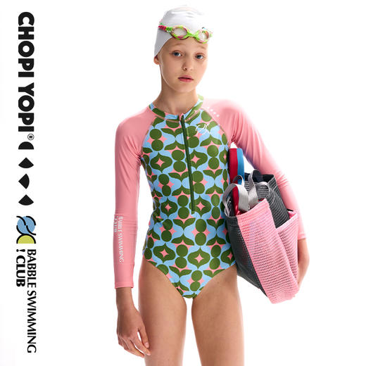 chopiyopi童装 印花连体泳衣 商品图0