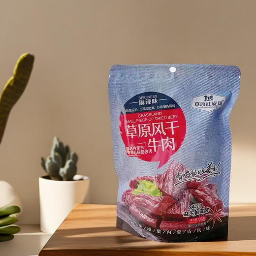 【板牙风物】红旋风牛肉干98g*4袋 商品图1