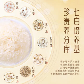 银小燕有机本草银耳40g*4罐 早餐即食冲泡免煮代餐古田金燕银耳羹节日礼 商品图3