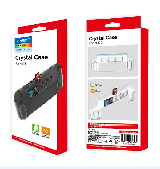 DOBE Switch NS2 主机透明保护壳 背含卡槽版 商品图0