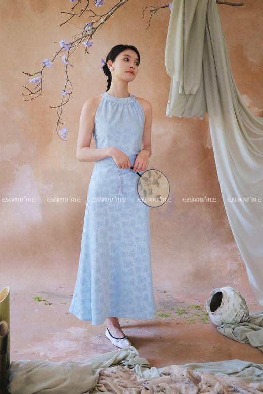 【门店同款】ENJOY夏季“鸾衿折桂”暗纹长裙 162494429 商品图6