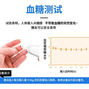 食添美木糖醇500g代替白糖糖尿病人用代糖烘焙原料无糖甜味剂 /粮油调味 /调味品 /糖 商品图2
