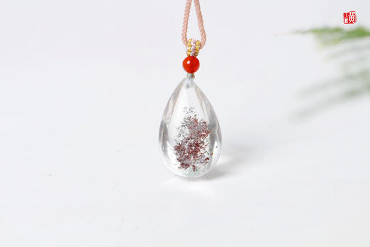 【彤隐】绿幽灵水晶吊坠 配精美挂绳 商品图3