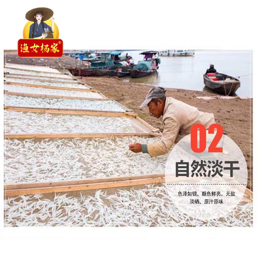 广东潮州杨栈记臻选淡晒大银鱼150g/盒 商品图3