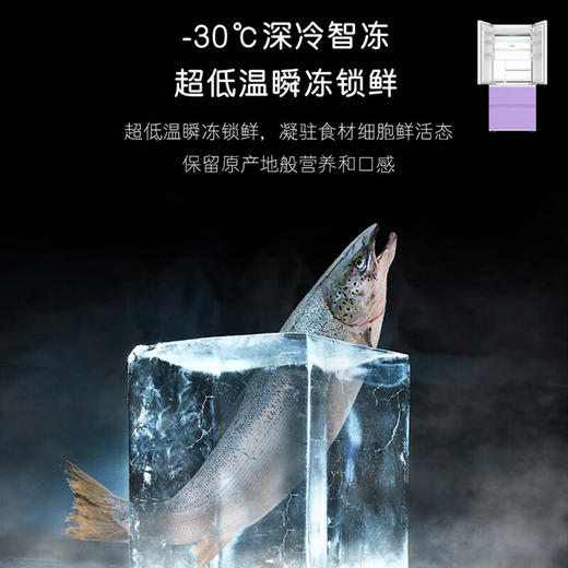 卡萨帝（Casarte）550升594mm超薄零嵌入式双系统法式多门一级能效白色冰箱 BCD-550WGCFDM4WHU1 商品图5