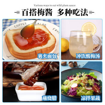 瑞心意酸梅酱青梅子酱250g家用广东烧鹅烧烤叉烧烤鸭蘸酱潮汕特产 /粮油调味 /调味品 /复合调味料 商品图2