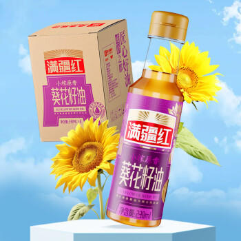 满疆红 食用油 小榨原香葵花籽油238ml*6整箱装 小巧便携不浪费 /粮油调味 /食用油 /葵花籽油 商品图4