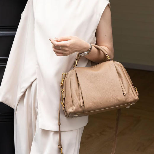 【预售3天】波士顿女包2025新款大容量多功能时尚手提包小众单肩包YM6055 商品图2