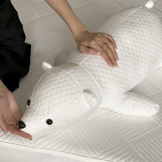 自然醒凉感北极熊抱枕 长抱枕 坐垫东洋纺高分子凉感丝睡眠抱枕儿童安抚枕夏季凉垫MT 商品图1