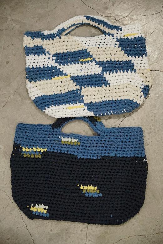 MAKU textiles｜手工钩针迷你托特包(NICO/INDIGO) 商品图2