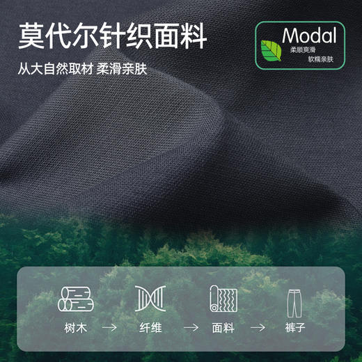 【亏本售！运动直筒裤】逸阳莫代尔高腰垂顺慵懒感窄版阔腿裤子5799 商品图1