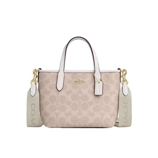  【送礼盒礼袋 】COACH/蔻驰 经典老花mini city 15小号单肩斜挎手提包托特包  香港直邮 商品图10