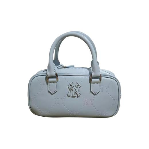 【MLB保龄球包】MLB暗纹老花吐司棒球方包纯色单肩手提包斜挎包男女同款情侣款 商品图11