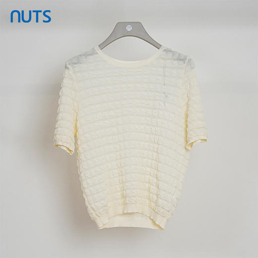 NUTS夏季新品纯色圆领时尚气质百搭套头衫428053468 商品图0