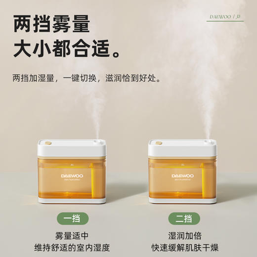 大宇 迷你加湿器J3 小巧灵活  两档加湿量 细腻雾气 肌肤持久水润 72小时发货 商品图1