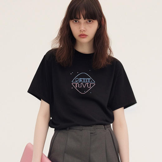 【2件9折】【Petit Bari】经典热销款女士短袖T恤 气质潮流百搭上衣 商品图0