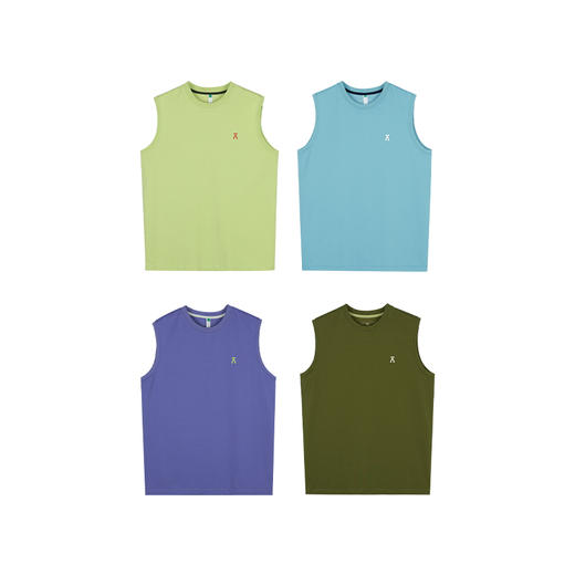 【品牌直发-降价福利】ACMEITEM爱棵米 户外速干运动背心圆领宽松无袖上衣男女GAG3160920C 商品图4