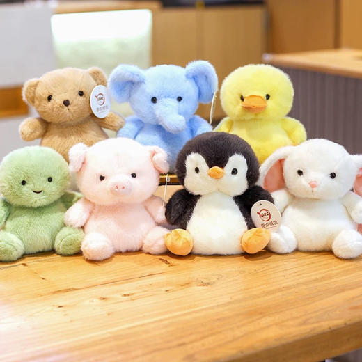 正版原点绒创掌中宝豆袋玩偶公仔毛绒送礼物解压玩具 商品图0